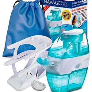 Navage Nasal Care Deluxe Bundle: Navage Nose Cleaner with 20 SaltPods,Countertop